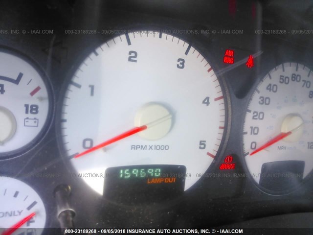 3D7KU28643G817639 - 2003 DODGE RAM 2500 ST/SLT BLACK photo 7