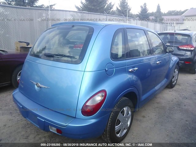 3A8FY48949T500569 - 2009 CHRYSLER PT CRUISER BLUE photo 4