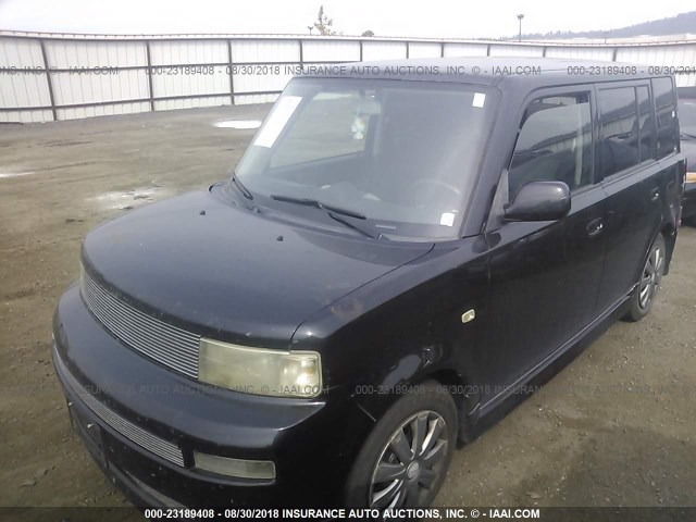 JTLKT324964103991 - 2006 TOYOTA SCION XB Negro foto 2