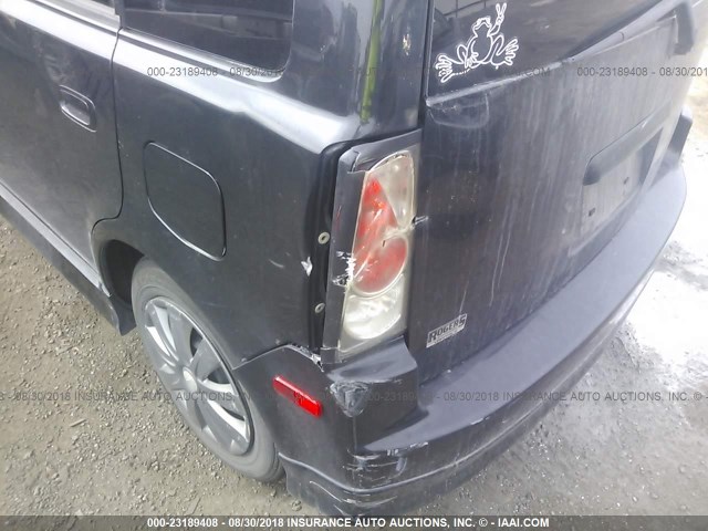 JTLKT324964103991 - 2006 TOYOTA SCION XB Negro foto 6