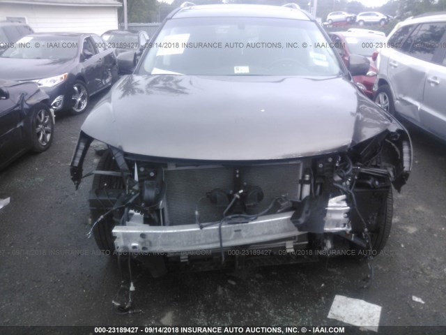 5N1AR2MM5FC625645 - 2015 NISSAN PATHFINDER S/SV/SL/PLATINUM BROWN photo 6