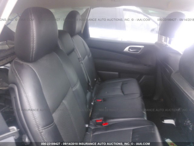 5N1AR2MM5FC625645 - 2015 NISSAN PATHFINDER S/SV/SL/PLATINUM BROWN photo 8