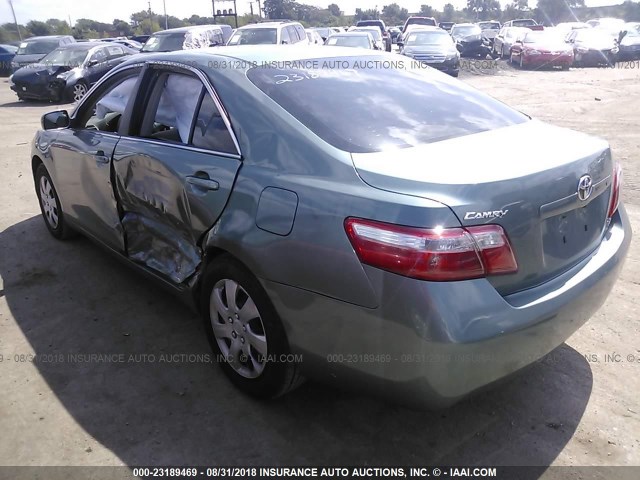 4T4BE46K09R111486 - 2009 TOYOTA CAMRY SE/LE/XLE GREEN photo 3