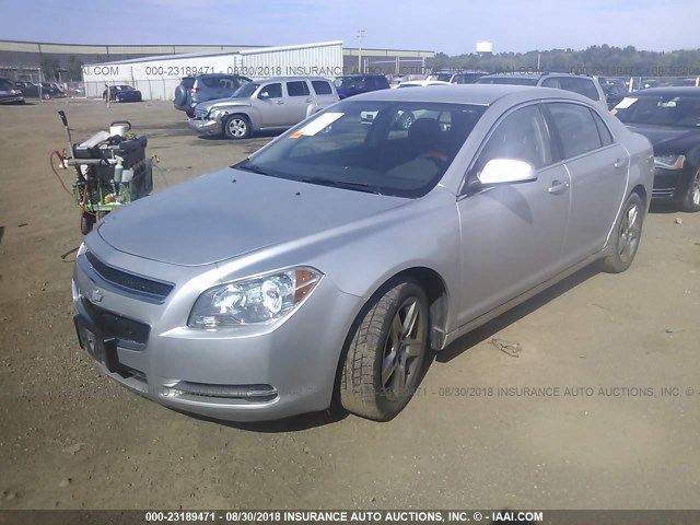 1G1ZC5EB8AF150774 - 2010 CHEVROLET MALIBU 1LT 银色 照片 2