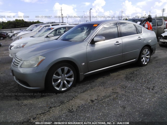 JNKAY01E87M302984 - 2007 INFINITI M35 SPORT GRAY photo 2