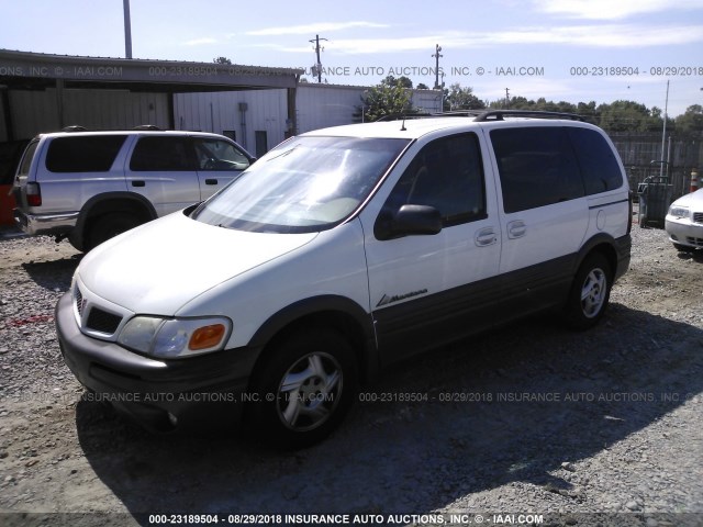 1GMDU03E51D302726 - 2001 PONTIAC MONTANA WHITE photo 2