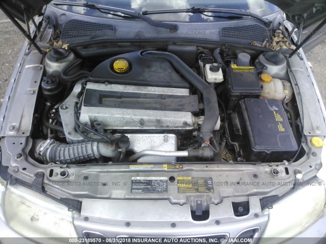 YS3ED49A753532938 - 2005 SAAB 9-5 ARC GRAY photo 10