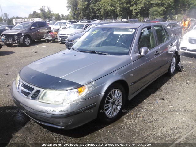 YS3ED49A753532938 - 2005 SAAB 9-5 ARC GRAY photo 2