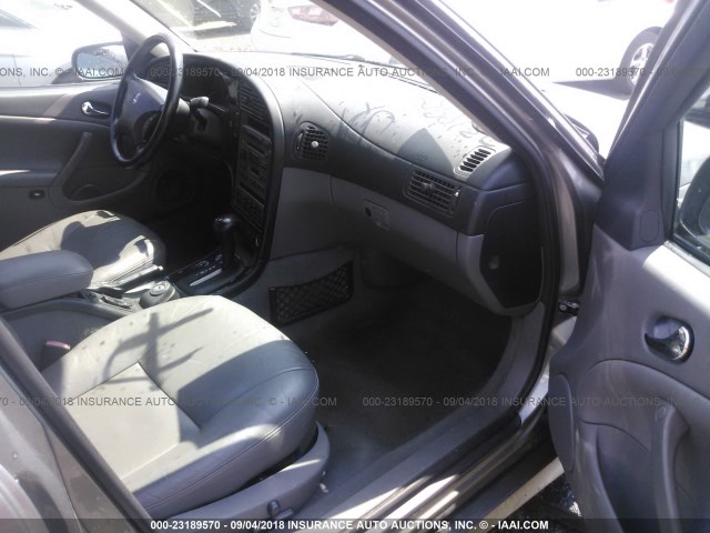 YS3ED49A753532938 - 2005 SAAB 9-5 ARC GRAY photo 5