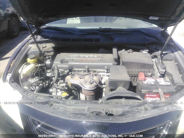 4T4BE46K79R078387 - 2009 TOYOTA CAMRY SE/LE/XLE BLACK photo 10