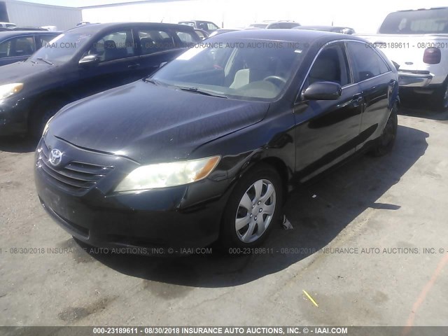 4T4BE46K79R078387 - 2009 TOYOTA CAMRY SE/LE/XLE BLACK photo 2