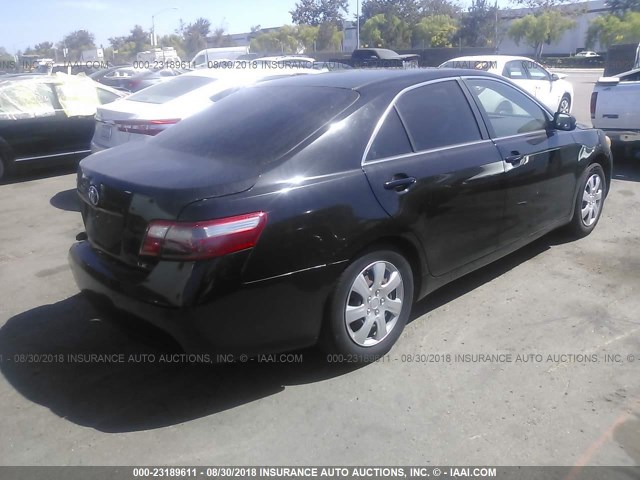 4T4BE46K79R078387 - 2009 TOYOTA CAMRY SE/LE/XLE BLACK photo 4
