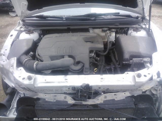 1G1ZC5E04CF119104 - 2012 CHEVROLET MALIBU 1LT თეთრი ფოტო 10