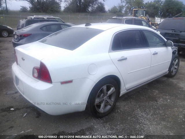 1G1ZC5E04CF119104 - 2012 CHEVROLET MALIBU 1LT თეთრი ფოტო 4