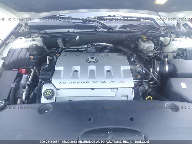 1G6KE57YX2U251254 - 2002 CADILLAC DEVILLE DHS CREAM photo 10