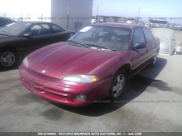 2B3HD46T6TH164998 - 1996 DODGE INTREPID RED photo 2