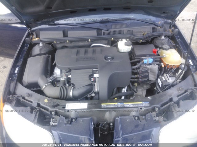 1G8AW15B77Z147192 - 2007 SATURN ION LEVEL 3 BLUE photo 10
