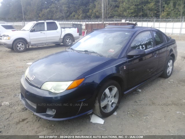 1G8AW15B77Z147192 - 2007 SATURN ION LEVEL 3 BLUE photo 2