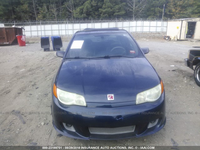 1G8AW15B77Z147192 - 2007 SATURN ION LEVEL 3 BLUE photo 6