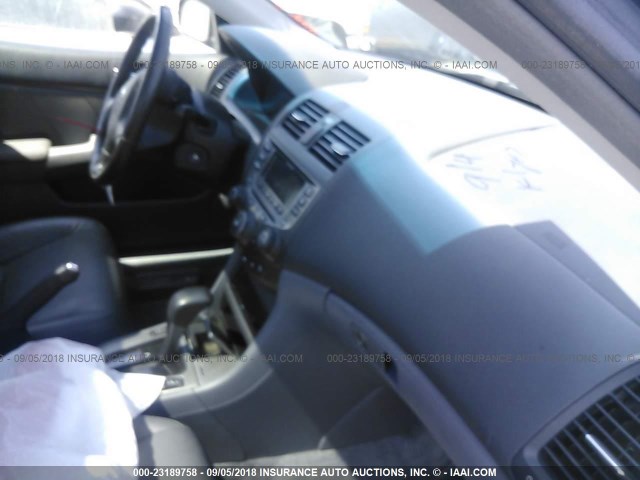 1HGCM66517A046949 - 2007 HONDA ACCORD EX BLUE photo 5