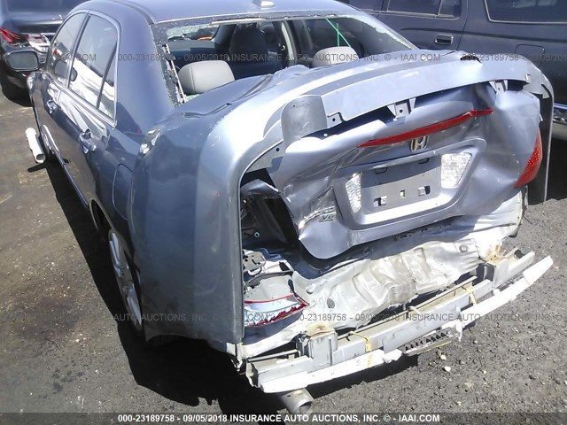 1HGCM66517A046949 - 2007 HONDA ACCORD EX BLUE photo 6