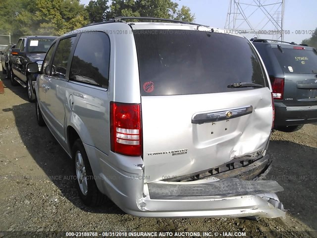 2A8HR54P78R699375 - 2008 CHRYSLER TOWN & COUNTRY TOURING SILVER photo 3