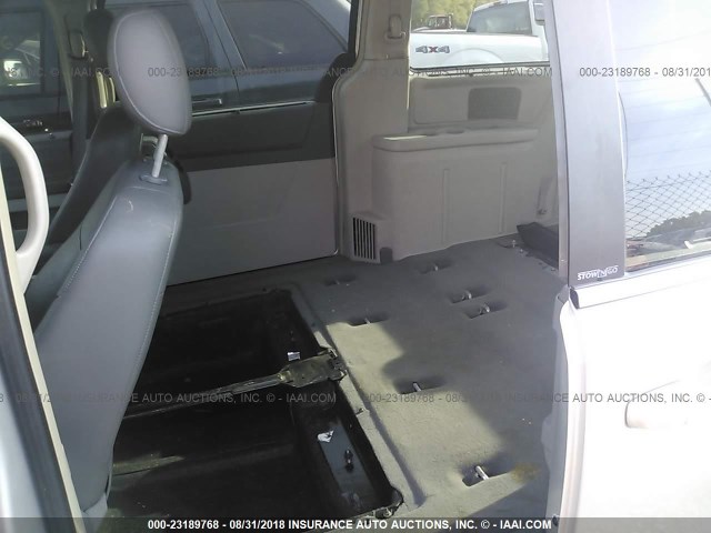 2A8HR54P78R699375 - 2008 CHRYSLER TOWN & COUNTRY TOURING SILVER photo 8