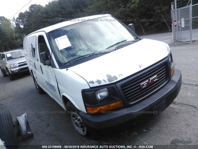 1GTGG25C691113614 - 2009 GMC G2500 G2500 WHITE photo 1