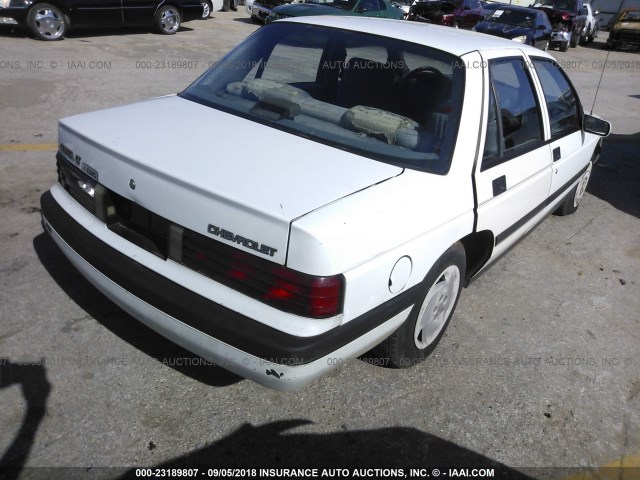 1G1LT53T5PY126205 - 1993 CHEVROLET CORSICA LT WHITE photo 4