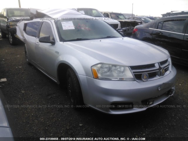 1B3BD4FB4BN501963 - 2011 DODGE AVENGER EXPRESS SILVER photo 1