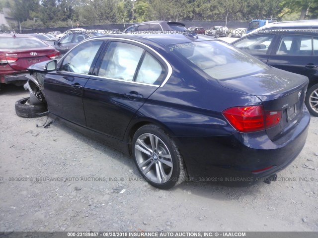 WBA3B5C5XFF960151 - 2015 BMW 328 XI SULEV BLUE photo 3