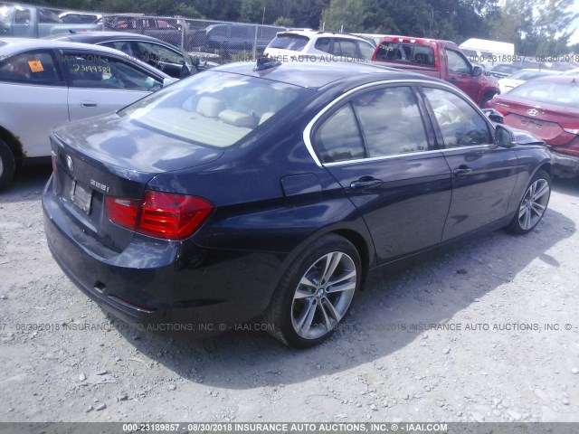 WBA3B5C5XFF960151 - 2015 BMW 328 XI SULEV BLUE photo 4