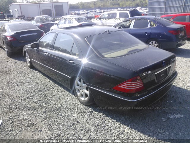 WDBNG83J86A468533 - 2006 MERCEDES-BENZ S 430 4MATIC BLACK photo 3