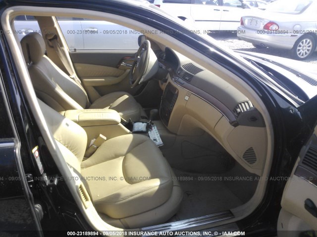 WDBNG83J86A468533 - 2006 MERCEDES-BENZ S 430 4MATIC BLACK photo 5