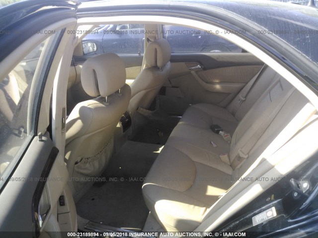 WDBNG83J86A468533 - 2006 MERCEDES-BENZ S 430 4MATIC BLACK photo 8
