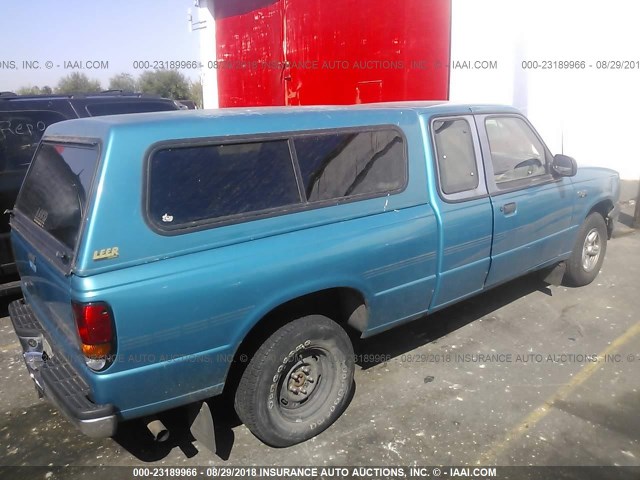 4F4CR16U0TTM30981 - 1996 MAZDA B3000 CAB PLUS BLUE photo 4