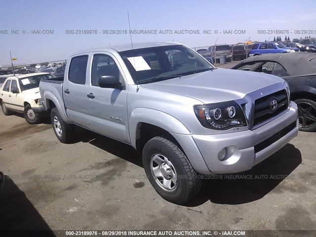 5TEJU62NX5Z038203 - 2005 TOYOTA TACOMA DOUBLE CAB PRERUNNER SILVER photo 1