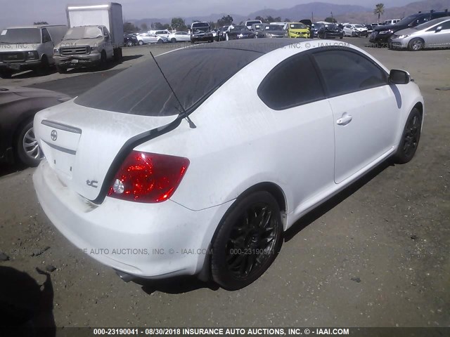 JTKDE177060111001 - 2006 TOYOTA SCION TC 白色 照片 4