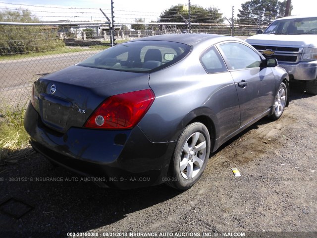 1N4AL24E98C290817 - 2008 NISSAN ALTIMA 2.5S GRAY photo 4