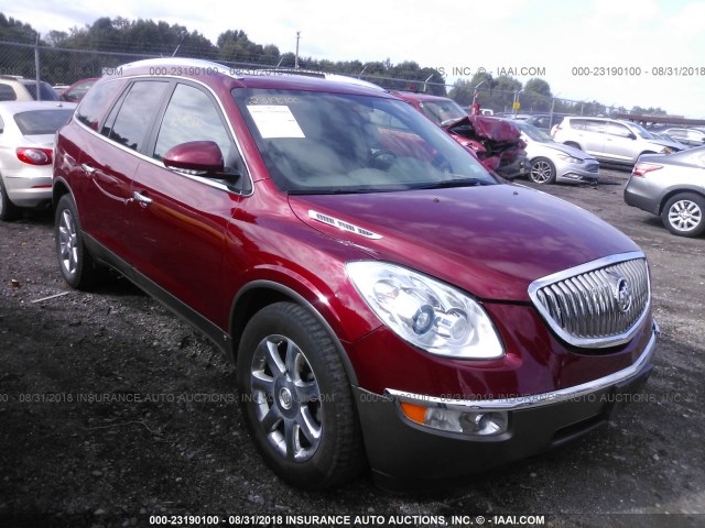 5GAEV23768J228975 - 2008 BUICK ENCLAVE CXL RED photo 1