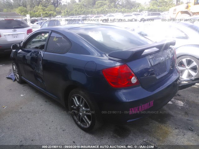 JTKDE177650036397 - 2005 TOYOTA SCION TC 蓝色 照片 3