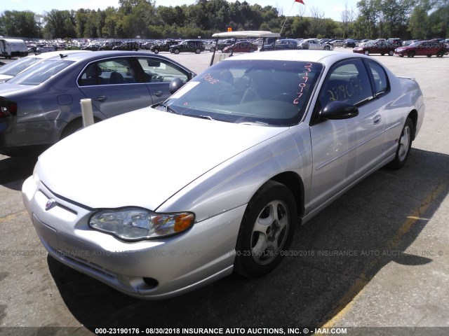 2G1WX12K039329536 - 2003 CHEVROLET MONTE CARLO SS 银色 照片 2