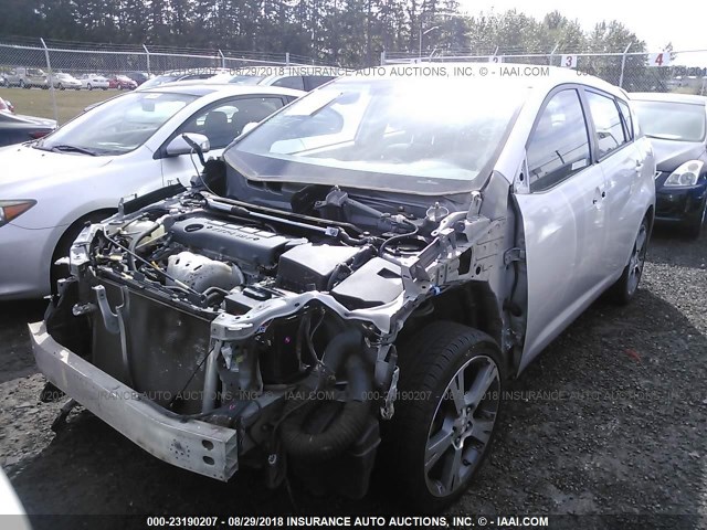 5Y2SR6E03AZ417720 - 2010 PONTIAC VIBE GT SILVER photo 2