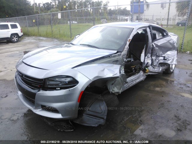 2C3CDXCT2JH166506 - 2018 DODGE CHARGER R/T GRAY photo 2