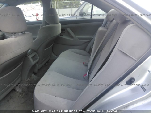 JTNBE46K973076069 - 2007 TOYOTA CAMRY NEW GENERAT CE/LE/XLE/SE SILVER photo 8