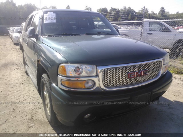 1GKEK63UX1J163711 - 2001 GMC DENALI GREEN photo 6