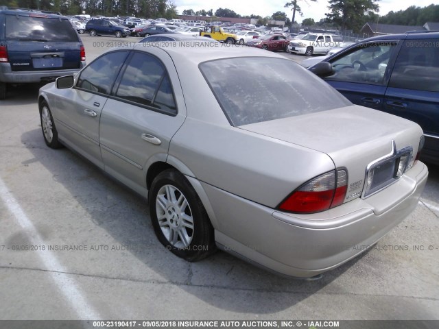 1LNHM87AX4Y660876 - 2004 LINCOLN LS 米色 照片 3