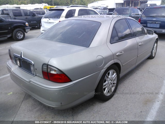 1LNHM87AX4Y660876 - 2004 LINCOLN LS 米色 照片 4