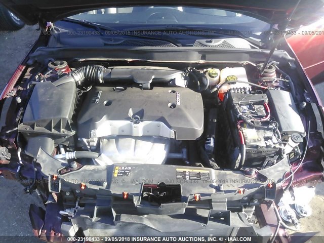 1G11C5SL5FF353557 - 2015 CHEVROLET MALIBU 1LT MAROON photo 10