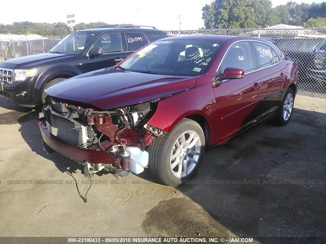 1G11C5SL5FF353557 - 2015 CHEVROLET MALIBU 1LT MAROON photo 2